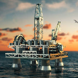 Stirlingkit 250PCS Offshore Platform 3D DIY Metal Model Building Kit, view 2