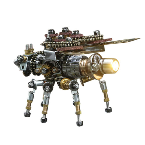 Stirlingkit 265Pcs Metal Insect Puzzle Model Kit 3D DIY Mechanical Assembly Jigsaw Crafts - Fire Fly