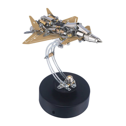 Stirlingkit 286PCS 3D Metal Military Fighter Model DIY Assembly Toy Gift