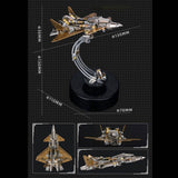 Stirlingkit 286PCS 3D Metal Military Fighter Model DIY Assembly Toy Gift, view 4