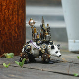 Stirlingkit 290PCS DIY Metal Mechanical Panda Model Kit Home Decoration Handicraft-Moving Castle, view 2