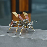 Stirlingkit 290Pcs Metal Insect Puzzle Model Kit 3D DIY Mechanical Assembly Jigsaw Crafts - Termite, view 6