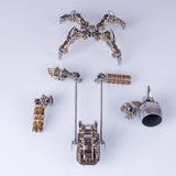Stirlingkit 2PCS DIY Stainless Steel Assembly Magnetic Mecha Educational Toy Gift, view 4