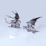 Stirlingkit 2PCS DIY Stainless Steel Ice Dragon 3D Assembled Model Crafts, view 2
