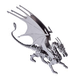 Stirlingkit 2PCS DIY Stainless Steel Ice Dragon 3D Assembled Model Crafts, view 4