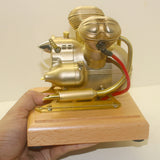 Stirlingkit 3.2cc Mini OHV Horizontal V-Twin Four-stroke Gasoline Engine ICE Model V35, view 5
