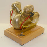 Stirlingkit 3.2cc Mini OHV Horizontal V-Twin Four-stroke Gasoline Engine ICE Model V35, view 6