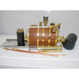 Stirlingkit 3.7CC Two cylinder Double Acting Steam Engine Model with 200ml Steam Boiler, view 5