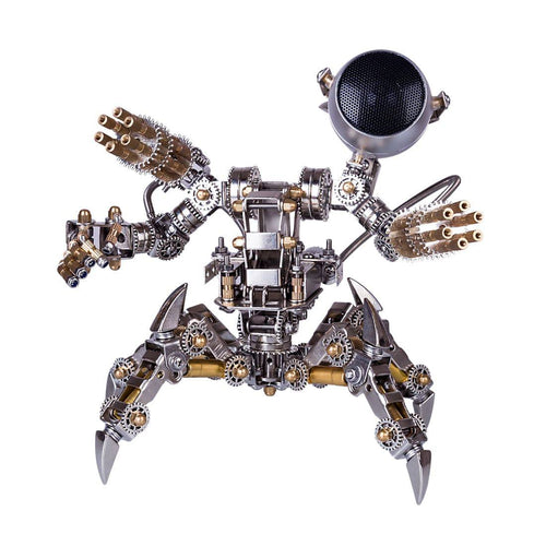 Stirlingkit 313PCS DIY Stainless Steel 3D Assembly Magnetic Hunter Mechanical Bluetooth Speaker Gift