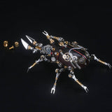 Stirlingkit 324Pcs Metal Insect Puzzle Model Kit 3D DIY Mechanical Assembly Jigsaw Crafts - Unicorn, view 4