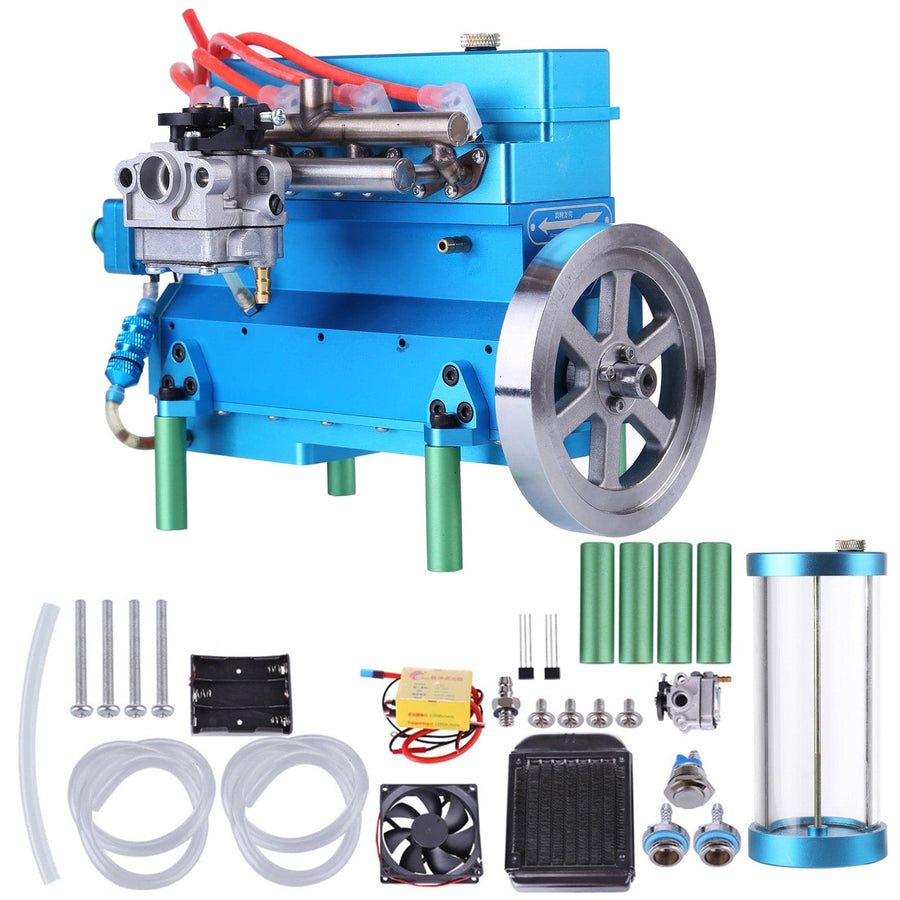 Stirlingkit 32cc Four-cylinder In-line Water-cooled Gasoline Engine for RC Car Ship