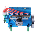 Stirlingkit 32cc Four-cylinder In-line Water-cooled Gasoline Engine for RC Car Ship, view 3