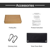 Stirlingkit 35W 2.4A Foldable Solar Panel Charger Kit for Smartphone Laptop, view 5