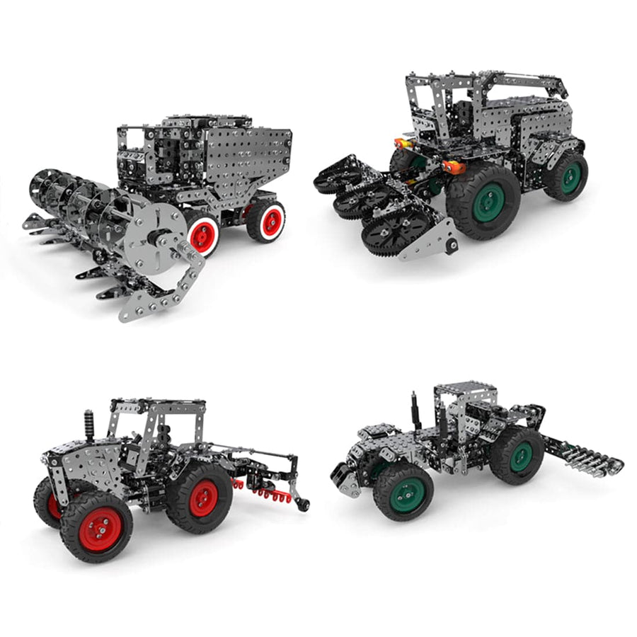 Stirlingkit 3602PCS DIY Metal Assembly Gear Transmission Agricultural Machinery Combination Educational Toy