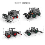 Stirlingkit 3602PCS DIY Metal Assembly Gear Transmission Agricultural Machinery Combination Educational Toy, view 6