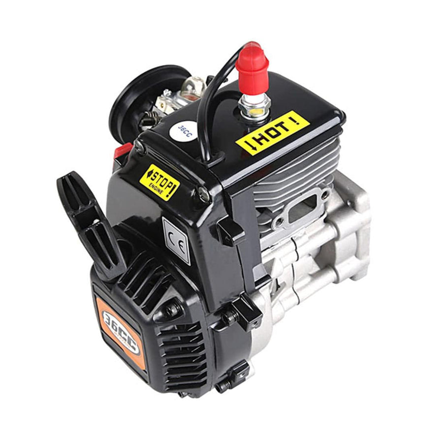 Stirlingkit 36CC 2 Stroke 4 Bolt Engine RC Engine Gas Engine For 1/5 Rovan LT LOSI/ 1/5 Rovan HPI KM BAJA RC Car
