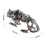 Stirlingkit 3D Assembly Mechanical Chamaeleon Model Steampunk Metal Art 745PCS DIY Kit, view 4