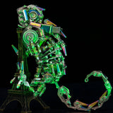 Stirlingkit 3D Assembly Mechanical Chamaeleon Model Steampunk Metal Art 745PCS DIY Kit, view 5