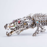 Stirlingkit 3D DIY Metal Mechanical Crocodile Assembly Model Building Kits 1500+PCS, view 4
