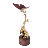 Stirlingkit 3D Mechanical Geared Walnut Wooden Butterfly Model, view 3