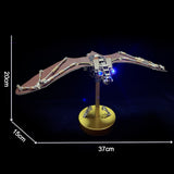 Stirlingkit 3D Mechanical LED Bat Steampunk Creepy Metal Model Kits, view 3