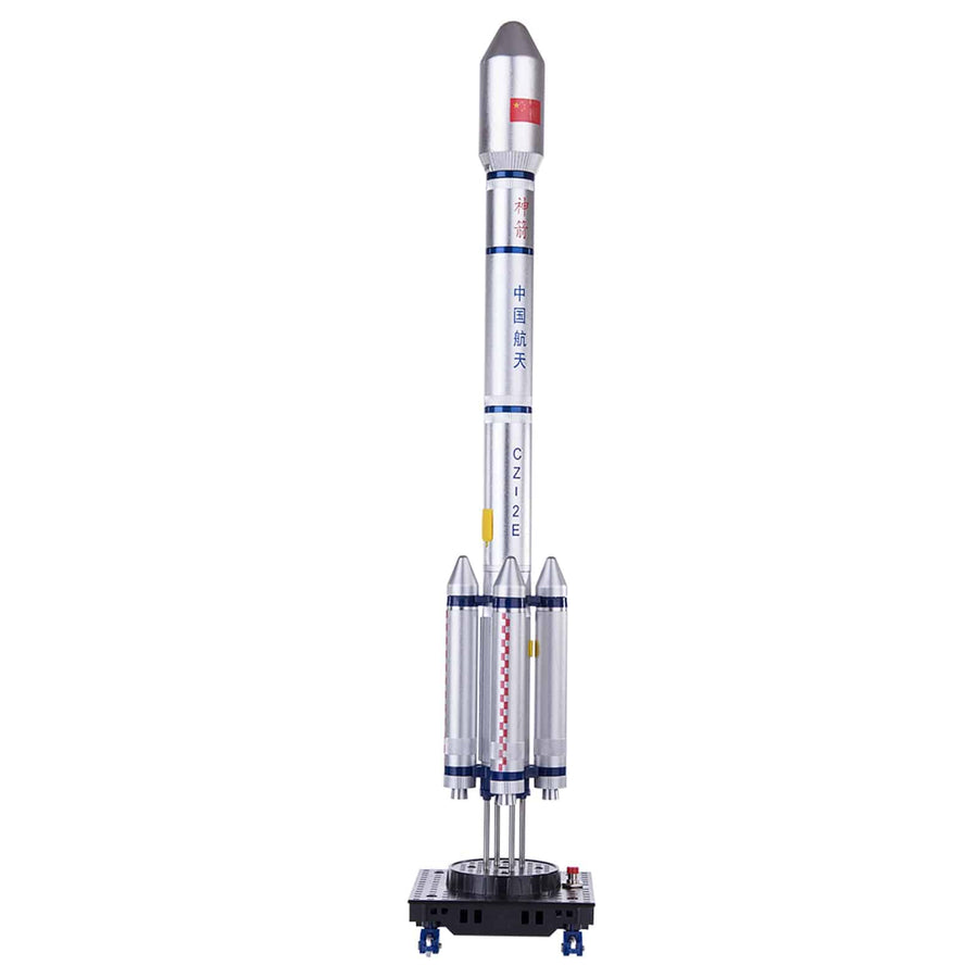Stirlingkit 3D Metal Assembly 1/140 Chinese Long March 2E Rocket CZ-2E Model Kit Desk Decor