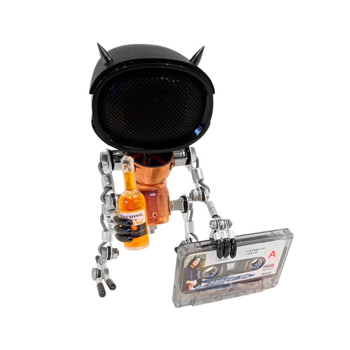 Stirlingkit 3D Metal Bluetooth Wireless Robot RN-001 Speaker Home Decoration