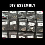 Stirlingkit 3D Metal Diving Ape Difficult Puzzle Model Building Kits 700+PCS, view 3