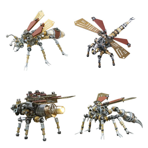 Stirlingkit 3D Metal Insect Assembly Model DIY Exquisite Combination Four-Piece Set