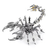 Stirlingkit 3D Metal Puzzle Scorpion DIY Model Kit Detachable 3D Jigsaw Puzzles, view 2
