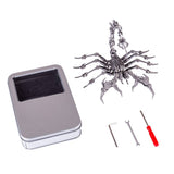 Stirlingkit 3D Metal Puzzle Scorpion DIY Model Kit Detachable 3D Jigsaw Puzzles, view 4