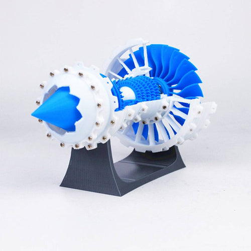 Stirlingkit 3D Printed Aero Engine Model Turbofan Jet Engine Model DIY Stem Engine Toy