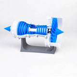 Stirlingkit 3D Printed Aero Engine Model Turbofan Jet Engine Model DIY Stem Engine Toy, view 3