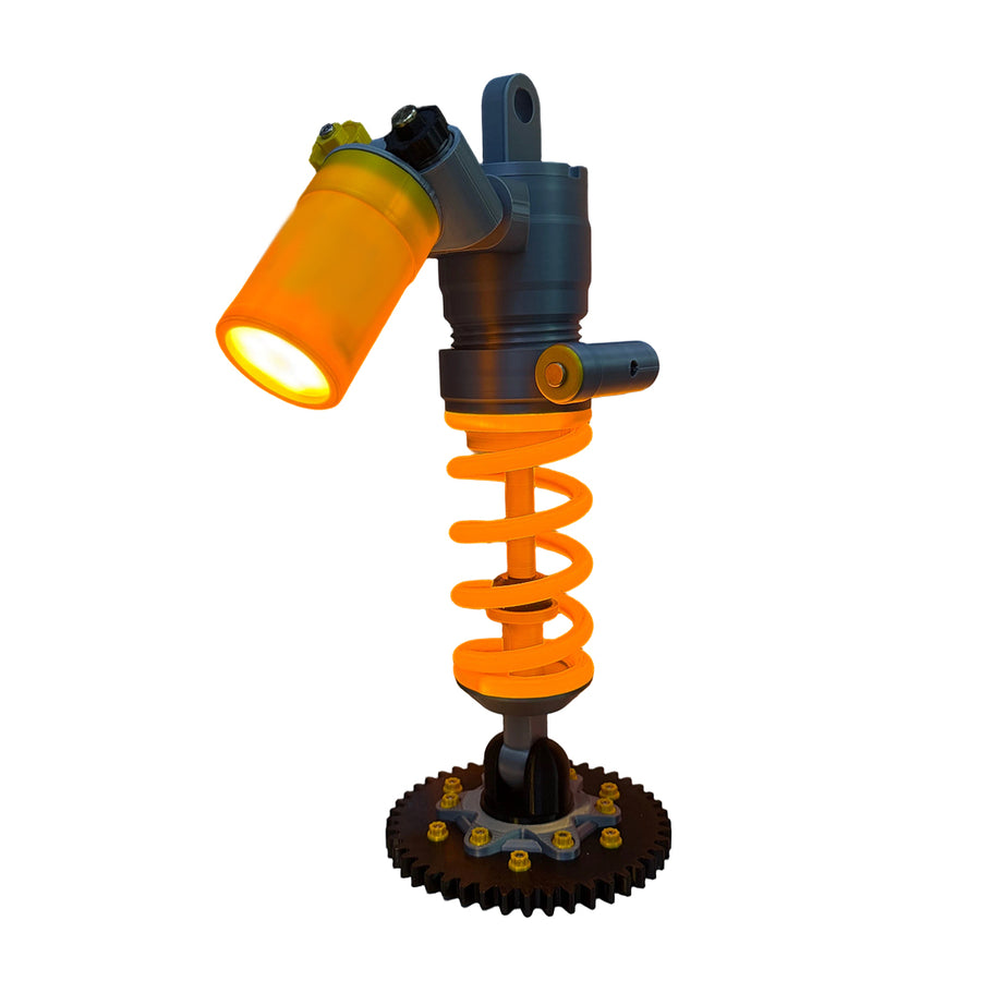 Stirlingkit 3D Printed Glowing Coilover Desk Lamp - Elastic Suspension Table Decor