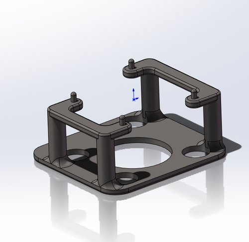 Stirlingkit 3D Printing Display Support Bracket for MAD V8 Engine Model Kits