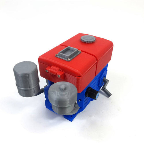 Stirlingkit 3D Printing Walking Tractor High-Simulation Diesel Engine Model Toy
