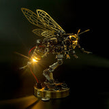 Stirlingkit 3D Stainless Steel Insects Puzzle Model Kit DIY Sound Control Mechanical Wasp Assembly Jigsaw Crafts, view 3