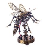 Stirlingkit 3D Stainless Steel Mechanical Wasp DIY Assembly Model Voice Control Lamp, view 3