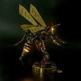 Stirlingkit 3D Stainless Steel Mechanical Wasp DIY Assembly Model Voice Control Lamp, view 4