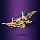 Stirlingkit 3D Steampunk Ancient Greek Fantasy Spaceship Wooden Puzzle Toy Model 300+PCS, view 4