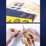 Stirlingkit 3D Steampunk Ancient Greek Fantasy Spaceship Wooden Puzzle Toy Model 300+PCS, view 5