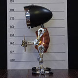 Stirlingkit 3D Steampunk Style Metal Table Lamp Tiny Ornament, view 4
