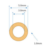 Stirlingkit 3mm ID x 5mm OD 1M BPT Heat-resistant Uvioresistant Peristaltic Pump Silicone Rubber Tubing, view 4
