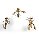 Stirlingkit 3PCS Steampunk Mini Insect Metal Model Home Decoration, view 3