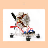 Stirlingkit 4-Coil Brushless Hall Electromagnetic Motor Model STEM Science Toy 3000 RPM, view 6