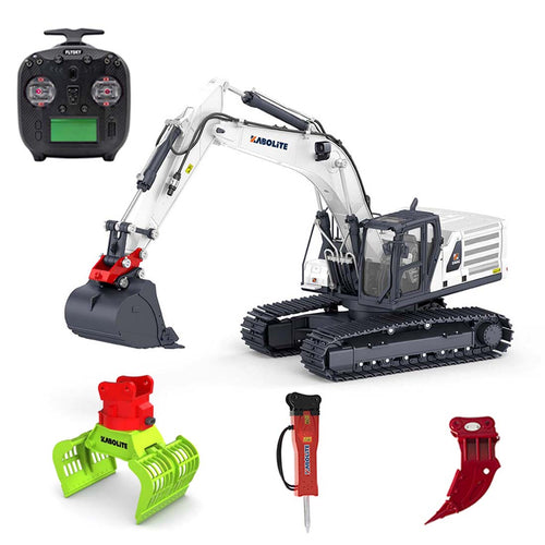 Stirlingkit 4-in-1 1/18 2.4G Metal RTR RC Excavator Model with Simulated Hydraulic System Pre-order