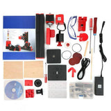 Stirlingkit 4 In 1 Micro Machine Tool Wire Saw Wood Lathe Sand Mill Handheld Machine Tool DIY Assembly Kit 100PCS+, view 2