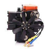 Stirlingkit 4 Stroke RC Engine Methanol Engine Model Kit for RC Car Boat Airplane - Toyan FS-S100, view 5