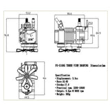Stirlingkit 4 Stroke RC Engine Methanol Engine Model Kit for RC Car Boat Airplane - Toyan FS-S100, view 6