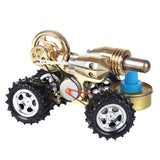 Stirlingkit 4-Wheeled Stirling Engine Powered Car Model STEAM Scientific Experiment Educational Toys, view 5